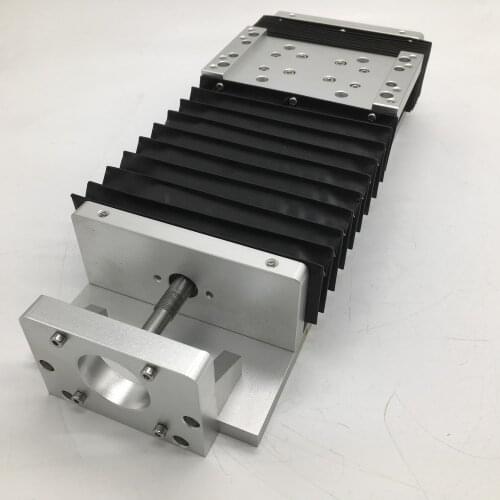 600MM Stroke XYZ Axis Cross Electric Sliding Table& Dust cover Slide Linear Stage SFU1605 Ballscrew HG15 guide platform CNC