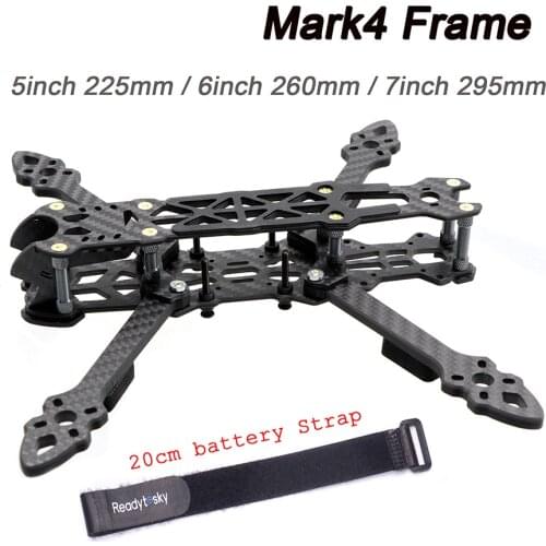 Mark4 Mark 4 5inch 225mm/ 6inch 260mm / 7inch 295mm W/ 5mm Arm FPV Racing Drone Quadcopter Freestyle Frame For Rooster 230mm