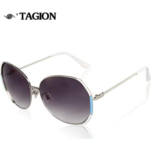 TAGION Promotion Alloy Frame Fashion Sunglasses For Women Men Cheap Eyewear