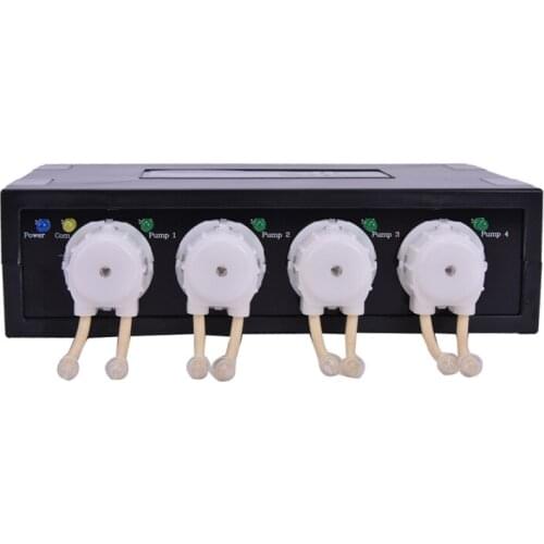 New Auto Dosing Pump JEBAO DP-4 for coral reef aquarium 4 pump head For Marine Aqua 110-240V, 50/60Hz