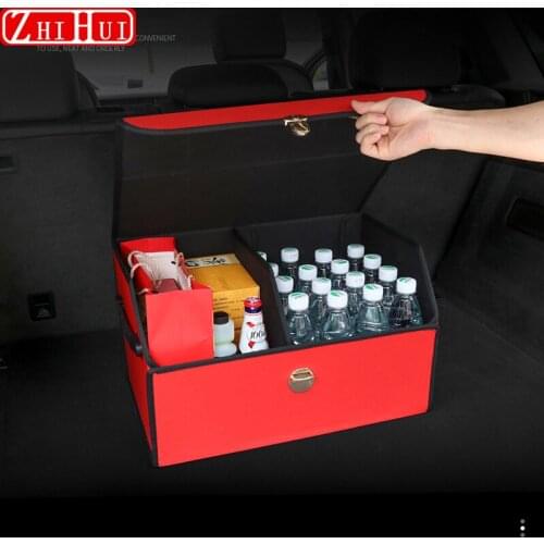 Car Trunk Storage Organizer Bag Portable Folding Cargo Box Container For GWM Haval Jolion 2021 Stowing Tidying Accessories