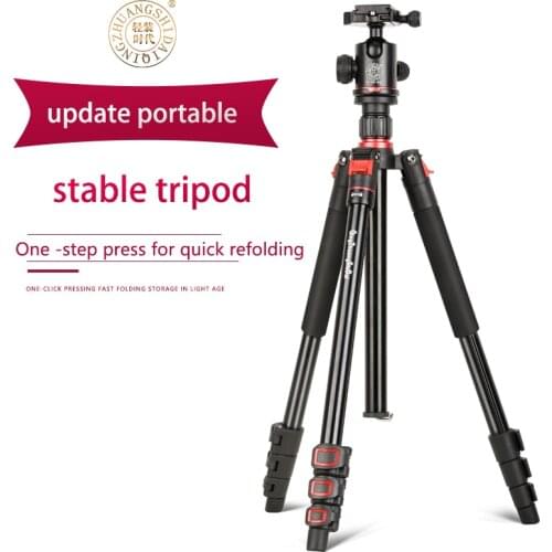 Professional Camera Tripod Mini Portable tripod 65" DSLR Tripod for Travel,Lightweight Ball Head Tripod Detachable Monopod