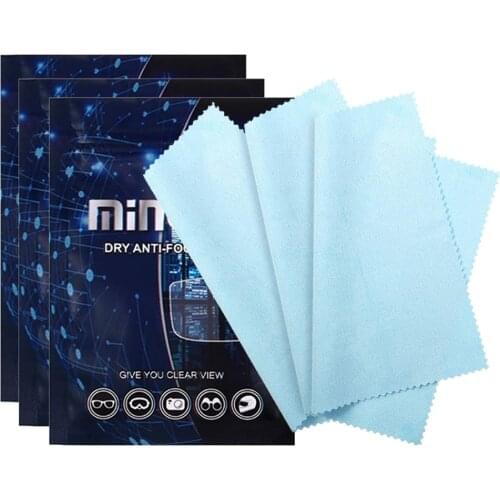 3Pcs Anti Fog Cloths for Eyeglasses Reusable Cleaning Defog Cloth for Eyeglasses Goggles Camera Lenses gamuza antivaho gafas