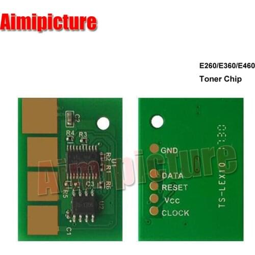 For Lexmark E260 E360 X463 E460 E462 for Dell 2230 3330 for Ricoh 1811 1822 1930 Len LJ3900 Sindoh 2400 Toner chip 15K 1PC/lot