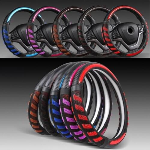 15" Steering Wheel Covers Non-Slip Honeycomb Universal Breathable 38cm Car Styling Interior Decoration Breathful Dropshipping