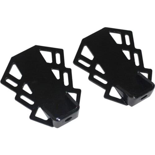 Bike Rear Pedal 1 Pair Universal Alloy Mountain Folding Bike Rear Seat Shelf Quick Release Footboard Antislip Pedal Bicycle Tool