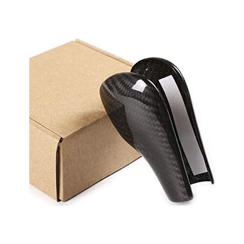 Real Carbon Fiber Interior Gear Shift Head Cover Knob Trim Car Accessories for BMW Old X3/X5/3 Series/5 Series