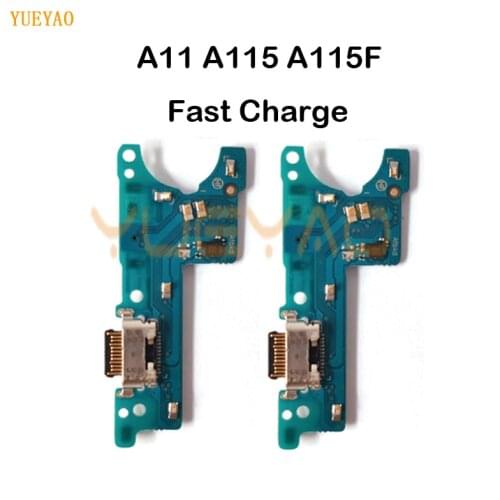 Charging Board For Samsung Galaxy A11 A115 A115F USB Charging Dock Charger Port Type C Plug Flex Cable Microphone Connect Board