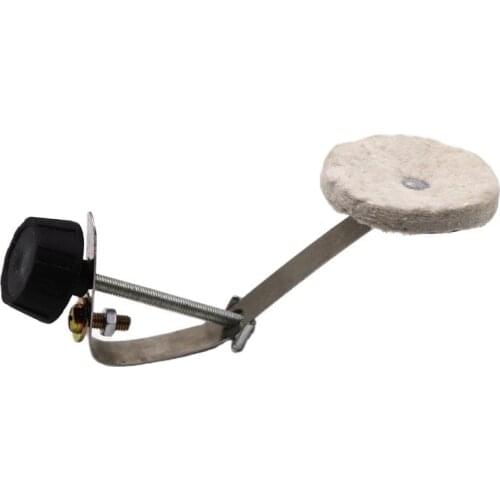 Drum mufler with the knob in chrome finish