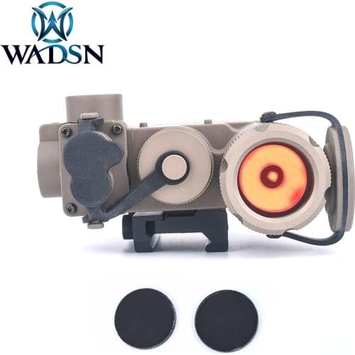 WADSN 2pcs Tactical IR Infrared Filter For DBAL-D2 Laser Flashlight Hunting Black Lucite Lens Visible Sight Cut-Off Fit dbla d2