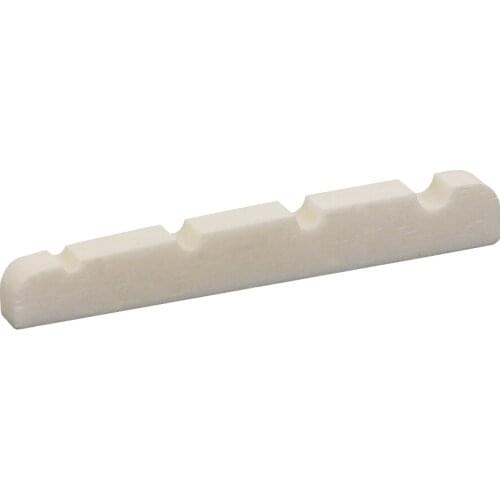 1 pcs Guitar Bridge Saddle Nut 4 String Electric Guitar Made of Real Bone 38mm