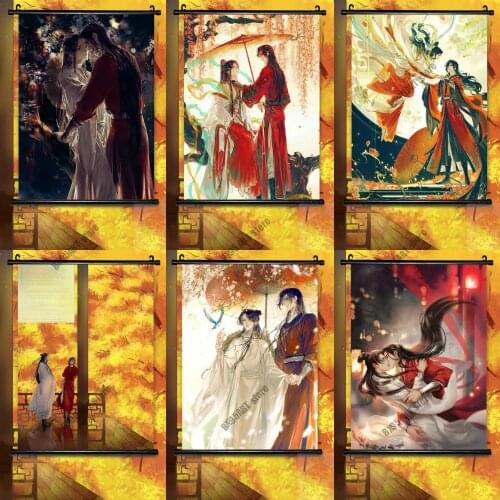 DIY 5D Diamond Painting Mosaic Heaven Officials Blessing Anime Diamond Embroidery Full Square Cross Stitch Kits Home Decor