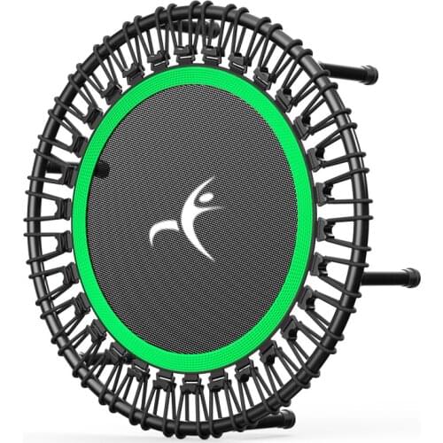 Adult trampoline childrens home indoor bouncing bed can be equipped with armrest gym with the same jump