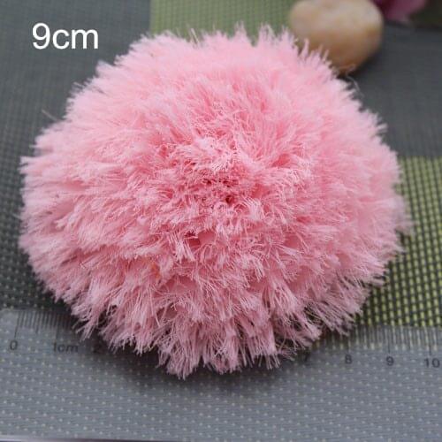 Free Shipping- 9cm Handmade Chiffon Flowers Decorative Flower For Hair Ornaments Head Accessories 12 pcs/lot