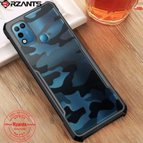 For Infinix Hot 10 Play 10 Lite Case PC+TPU Camouflage Shockproof Armor Airbag Back Cover Shell For Infinix Smart 5 Rzants