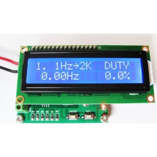 1pcs Digital phase meter 0.0 ~ 360.0 degree duty cycle table 0.0 ~ 99.9% with frequency and temperature measurement function