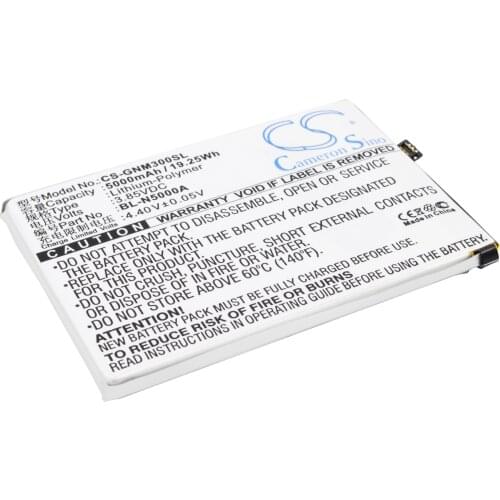 CS 5000mAh / 19.25Wh battery for GIONEE M3,M4 Marathon Dual SIM TD-LTE BL-N5000A