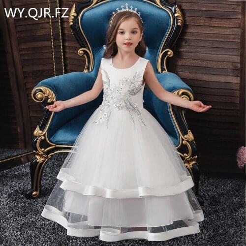 BH-5019#Childrens dress Flower boy suit long ball gown wedding party dresses red Royal Blue White pink cheap wholesale Girls