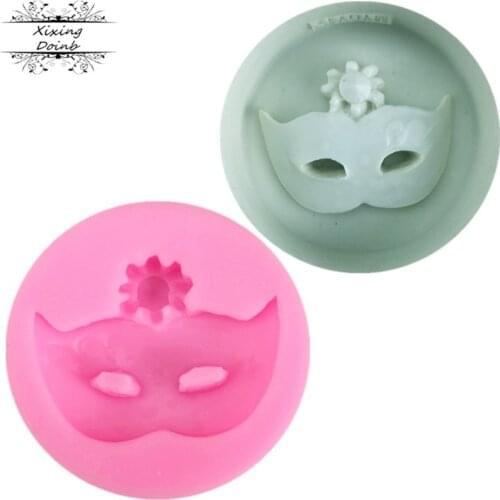 DIY dance mask silica gel mold soft candy cake decoration tool chocolate candy craft kitchen accessories