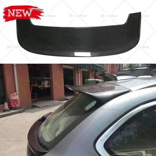 FOR BMW 5 SERIES TOURING F11 M-VERSION CARBON FIBER ROOF SPOILER TRIM BODY KIT TUNING PART F11 CARBON TOP WING LIP RACING