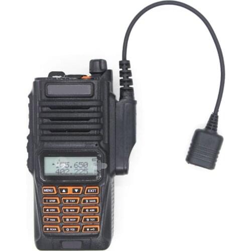Adapter Cable Baofeng UV-9R Plus UV-XR Waterproof to 2 Pin Suitable for UV-5R UV-82 UV-S9 Walkie Talkie Headset Speaker Mic
