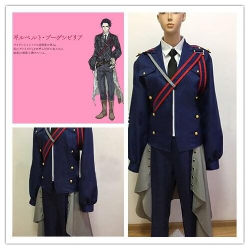 Violet Evergarden Cosplay Gilbert Bougainvillea cos Costume