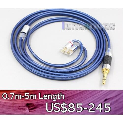 LN006797 High Definition 99% Pure Silver Earphone Cable For UE11 UE18 pro QDC Gemini Gemini-S Anole V3-C V3-S V6-C