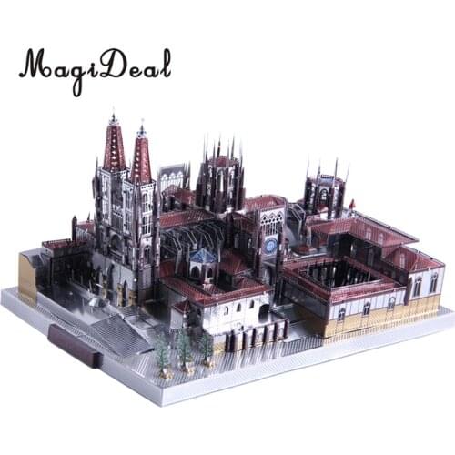 229 Pieces 3D Metal Art Sculpture Model Assembly Kits - Burgos Cathedral