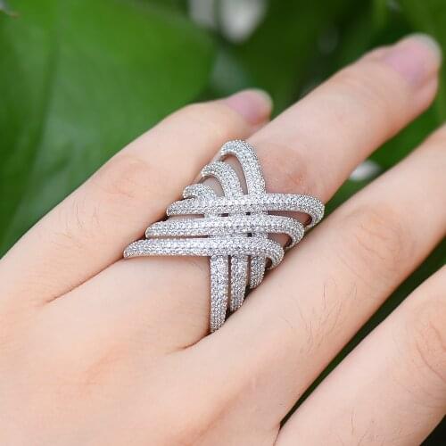 Missvikki African Dubai Luxury Noble Trend Ring Romantic for Women Daily Party Show Cool Attractive Charm Gift Jewelry Ring New