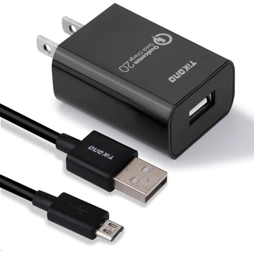 Tikono USB Wall Charger Quick Charge 2.0 QC 2.0 Fast Travel Power Adapter for Samsung Galaxy S7 S6edge LG G4 Xiaomi Huawei