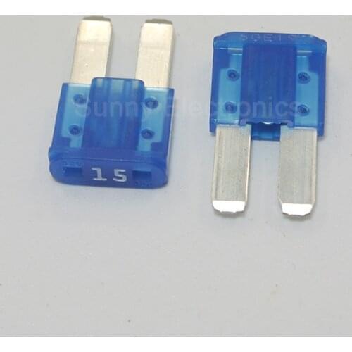 10 PK ATR 15A AMP FUSE FUSES BLADE MICRO 2 LEG for New ford/fox /mondeo /Dodge/JEEP