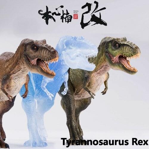 Nanmu Studio 1:35 Tyrannosaurus Rex Alpha Dinosaurs Prehistoric Animals Toy Collection Doll Movable Jaw In Stock