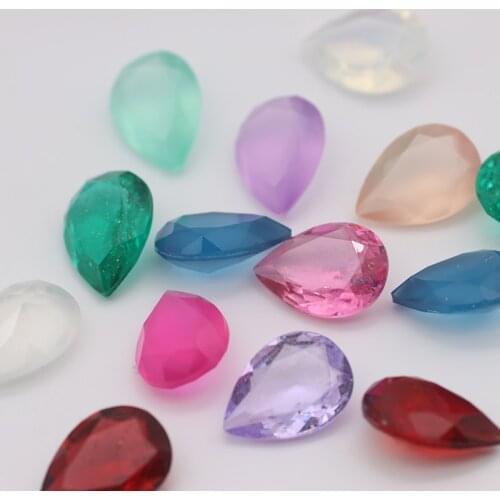 Mix color Pointback Waterdrop Rhinestones Teardrop Rhinestone For Garment Craft Charm Jewelry 3D Nail Arts Diy Decorations