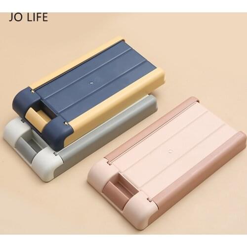 JO LIFE Self-adhesive Pencil Tray Table Retractable Storage Drawer Organizer Box Hidden Under Desk Stand Office Supplies