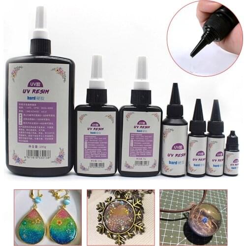 DIY UV Ultraviolet Resin Curing Solution Quick-drying Non-toxic Sunlight Activated Hard JDH99