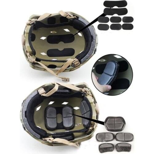 Tactical Helmet Pads Helmet Foam Pad Fast Helmet Pad Sport Safety Helmet DIY Protective Cushion Set Motorcycle