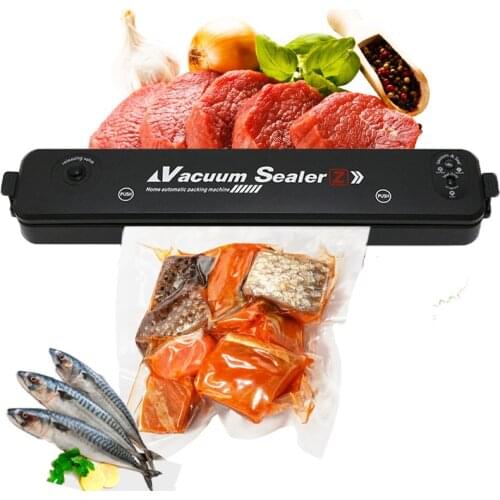 Vacuum Sealer Packaging Machine Household Food Film Sealer Vacuum Packer Keep Food Fresh 220V/110V Free Gift 10pcs Storage Bags