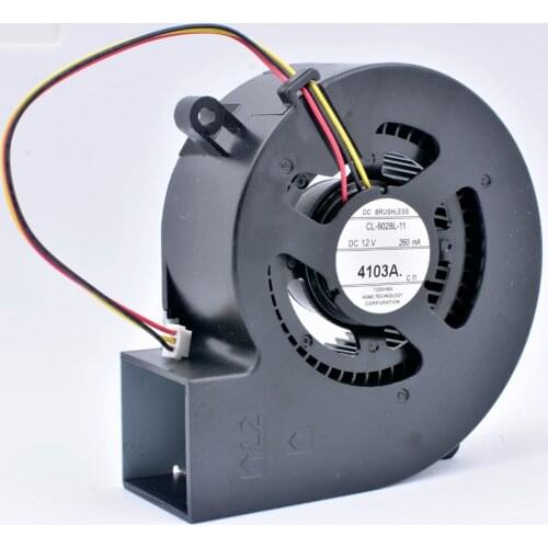 CL-8028L-11 DC12V 260MA 4103A Turbo blower cooling fan suitable for projectors and retrofit cooling