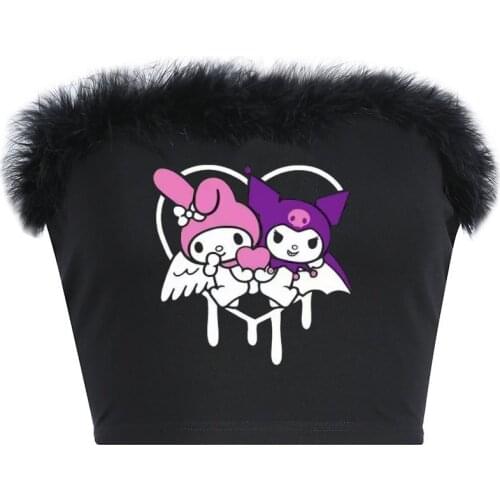 Y2k accessories cute crop top cropped top gothic top harajuku fashion sexy blouse womens fashion baby tees y2k gothic top