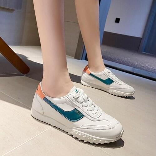 New Women Shoes Leather Platform tennis Shoes Style Sneakers woman BreathableTrainers Large Size Tennis Womens Sneaker