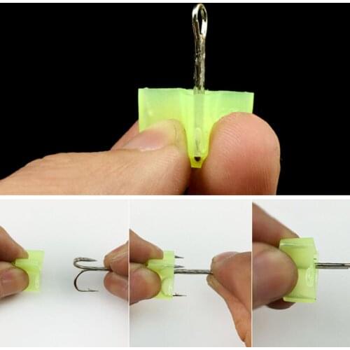 10Pcs Fishing Tackle Box Accessory tool Fishing Treble Hooks Safety Covers Stroring Bonnets Caps Protector