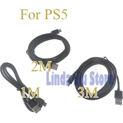 15pcs 1m 2m 3m Type C USB Charger Cable for PS5 Xbox series X S Controller Switch Pro Gamepad NS Lite Power Supply Cord Cable