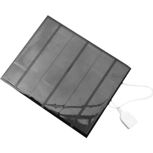 3.5W 6V USB Solar Panel Power Bank External Battery Charger Outdoor Travelling DIY Charger For Mobile Phone Tablet
