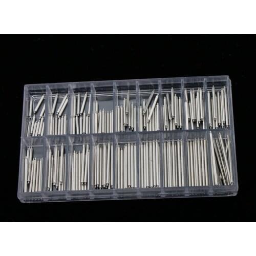 360Pcs Stainless Steel Watch Band Spring Bar Removal Tool Pin 1.5/1.8mm Dia