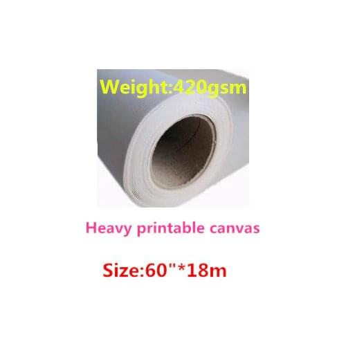 60in big heavy roll Waterproof poly cotton blend inkjet canvas with 65% polyester and 35% cotton