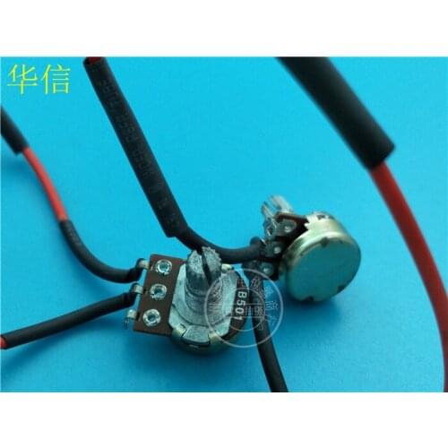 8pcs 148 type single potentiometer B501 B500 Europe / handle length 15MM flower with line