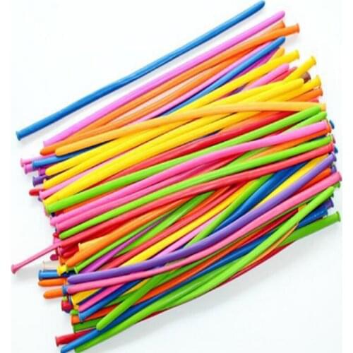 80bags/lot 200pcs/bag New holiday Balloons Long Balloon Modelling Latex balloons Clown balls Assorted many Color Toys