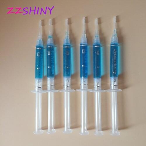 Fress shipping (50 pcs/lot ) 3ml Dental tooth whitening remineralizing gel / teeth desensitization gel