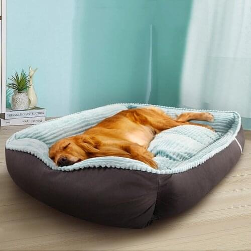 Hoopet Large Dogs Bed Warm Washable Pet Sofa Cats Mat Cozy Big Dog Couch Dogs Kennel Bed For Labradors 120cm Large Dogs Bed
