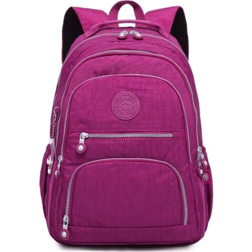 BU Store New Fabre Large Capacity Anti Theft Backpack Vintage Travel Polyester Backpack Sport Rucksack Satchel School Hiking Bag